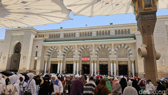 Suasana di Masjid Nabawi (Mei Amelia/detikcom)