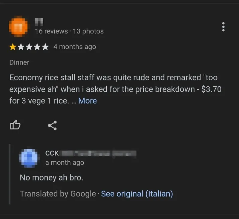 Tak Terima Dapat Ulasan Buruk, Penjual Makanan Ini Balas Nyinyir ke Pembeli
