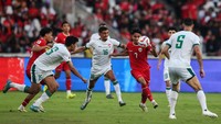 Di hari yang sama pula, Timnas Indonesia harus menerima kekalahan dari Irak dalam  Kualifikasi Piala Dunia 2024 zona Asia. Tim Garuda kalah 0-2. Rifkianto Nugroho/detikcom