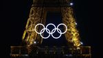 Cincin Olimpiade Hiasi Menara Eiffel