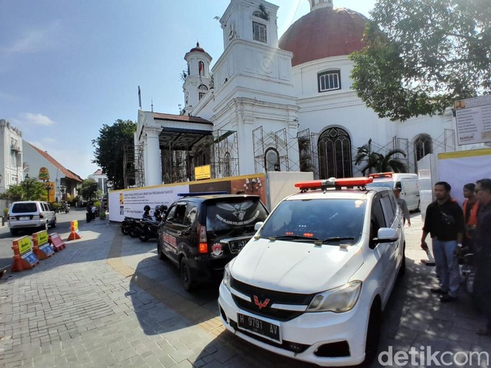 Foto kawasan Gereja Immanuel atau Gereja Blenduk Semarang. Foto diunggah Sabtu (8/6/2024).