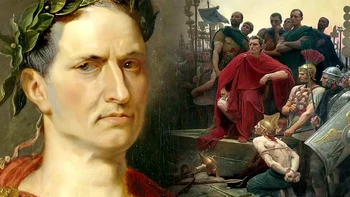Julius Caesar: Julius Caesar adalah diktator Roma antara 49 dan 44 SM. Para senator khawatir dia jadi terlalu tiran dan tak lagi layak memimpin Romawi. Akibatnya, mereka membunuh Caesar di Kuria Pompey. Di 15 Maret 44 SM, Caesar ditikam dua puluh tiga kali. Hasil otopsi berteori dia meninggal karena kehilangan banyak darah. Meski terdapat banyak tikaman, diyakini hanya satu luka berakibat fatal. Kematian Caesar yang sangat dramatis kemudian dijadikan subjek teater dan diabadikan dalam drama Shakespeare yang terkenal. Foto: The Collector