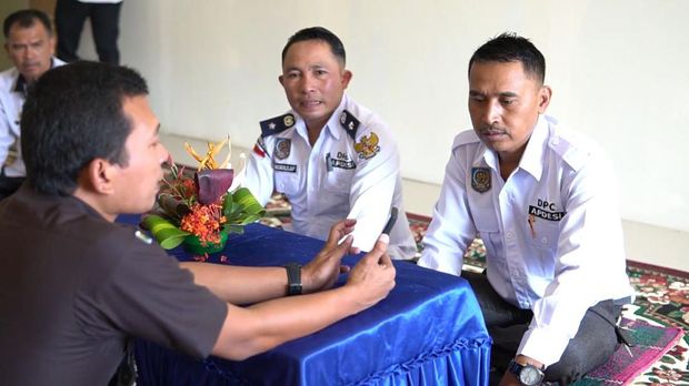 Kepala Seksi Intelijen Kejaksaan Negeri Sungai Penuh Andi Sugandi Darmansyah menggagas aplikasi Umoh Basilo (Dokumentasi Pribadi)