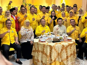 Khofifah Bicara Rekom Tanpa Mahar Saat Sapa Kader Golkar Jatim