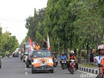 Lolos ke Liga 2, Persibo Bojonegoro Disambut Meriah Ratusan Boromania