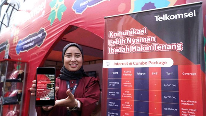Layanan Telkomsel untuk jemaah haji Indonesia