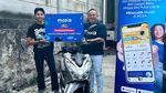 Potret Semringah Pemenang Motor dari Moxa