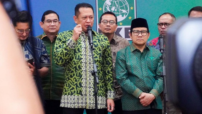 Pimpinan MPR bersama dengan Cak Imin