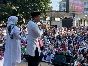 Aksi di Bandung, RK: Bela Palestina dengan Harta, Minimal Lewat Jempol
