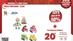 Cuma di Transmart Full Day Sale Mainan Diskon hingga 70%