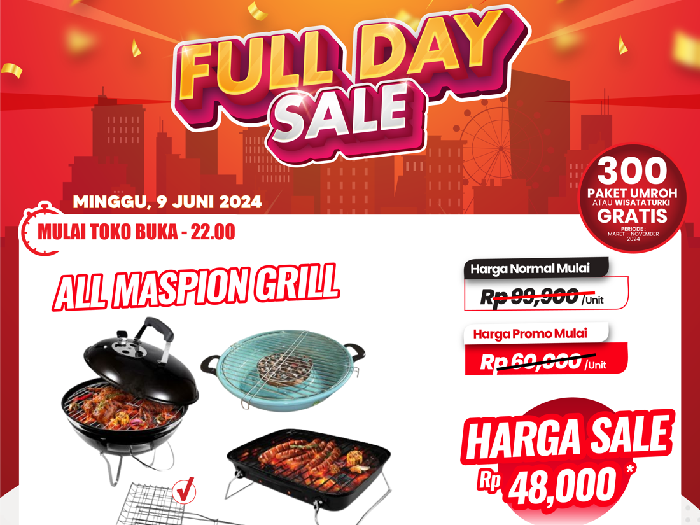 Transmart Full Day Sale-panggangan
