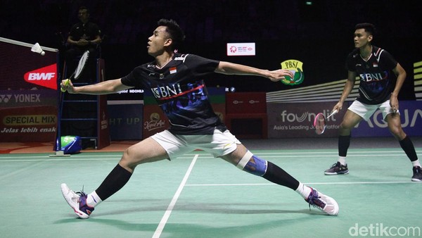 Tumbang Dalam Duel Sengit, Bagas/Fikri Gagal ke Semifinal Indonesia Open 2024