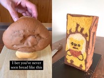 Unik! Roti Gambar Karakter yang Baru Terlihat Usai Dipotong