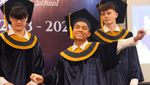 Full Senyum Betrand Peto, Wisuda SMA Didampingi Sarwendah dan Ruben Onsu