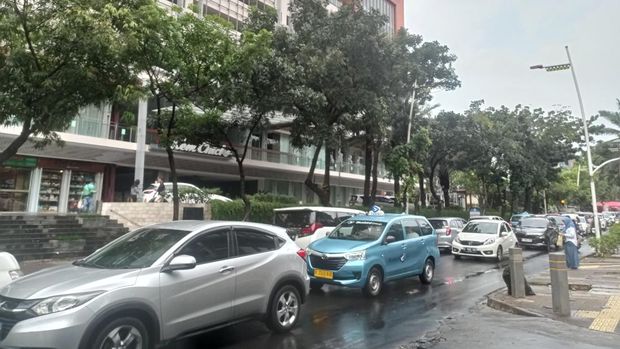 Kemacetan di Kemang, Jaksel (Taufiq/detikcom)