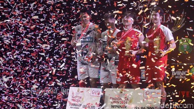 Liang/Wang Juara Ganda Putra Indonesia Open 2024