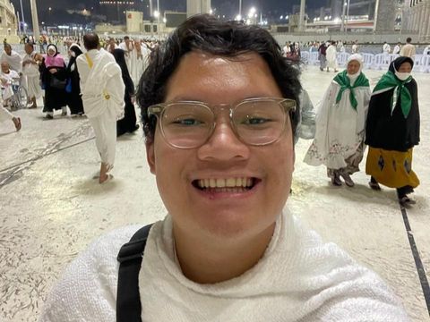 M Fahri Rifki, mahasiswa Binus berhaji