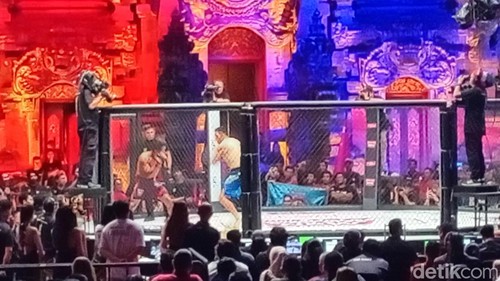 One Pride MMA 79 di Art Center, Denpasar, Bali, Sabtu (8/6/2024).