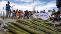Kegiatan tersebut diinisiasi mahasiswa magang program Kemendikbudristek Merdeka Belajar Kampus Merdeka (MBKM) bekerja sama dengan PT Amati Karya Indonesia, Yayasan Rubalang, Arkom Palu, dan Risma Khoiru Ummah. 