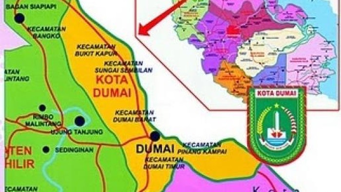 Peta Dumai