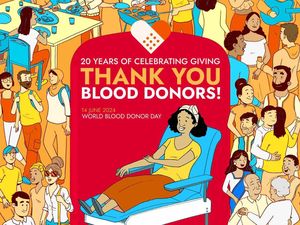 30+ Poster Hari Donor Darah Sedunia 2024