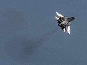 Ukraina Tabrak Jet Siluman Generasi Terbaru Rusia yang Lagi Diparkir