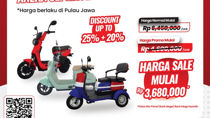 Sepeda Listrik di Transmart