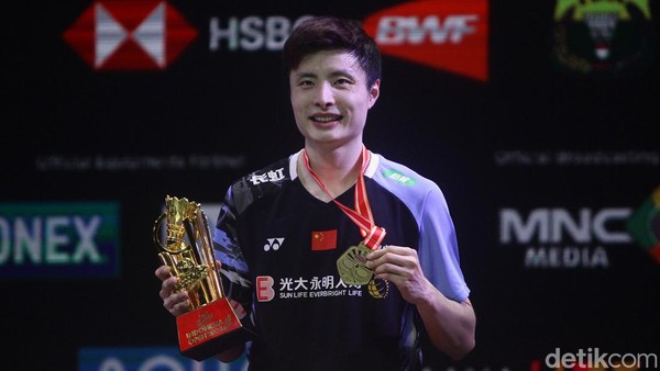 Shi Yu Qi Juara Tunggal Putra Indonesia Open 2024