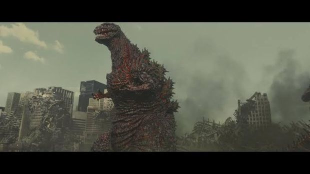 Cuplikan adegan dalam film Shin Godzilla.