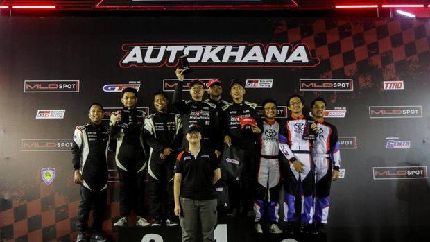 Tim TOYOTA GAZOO Racing Indonesia (TGRI) di Kejurnas Slalom 2024 seri pertama