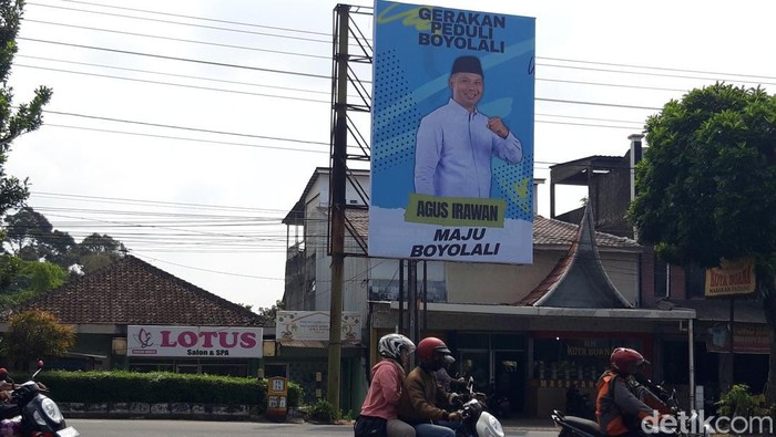 Baligo Agus Irawan terpasang disejumlah tempat di Boyolali.
