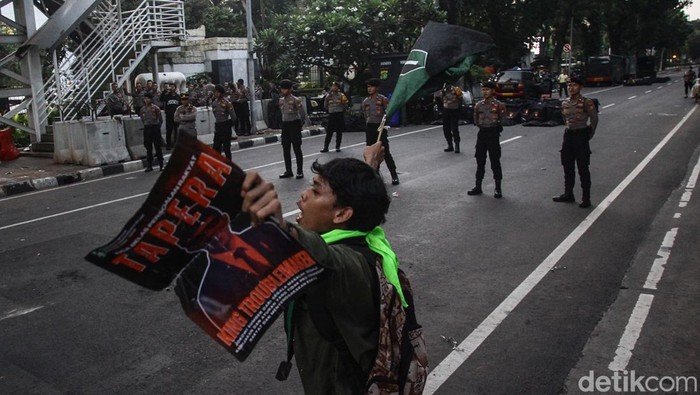 Aksi HMI Tolak Tapera hingga RUU Penyiaran