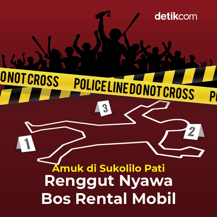 Amuk di Pati Renggut Nyawa Bos Rental Mobil (Naskah oleh Danu Damarjati, infografis oleh Fuad Hasim/detikcom)