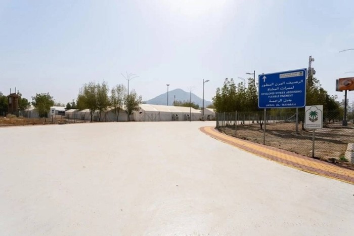 aspal karet di Saudi