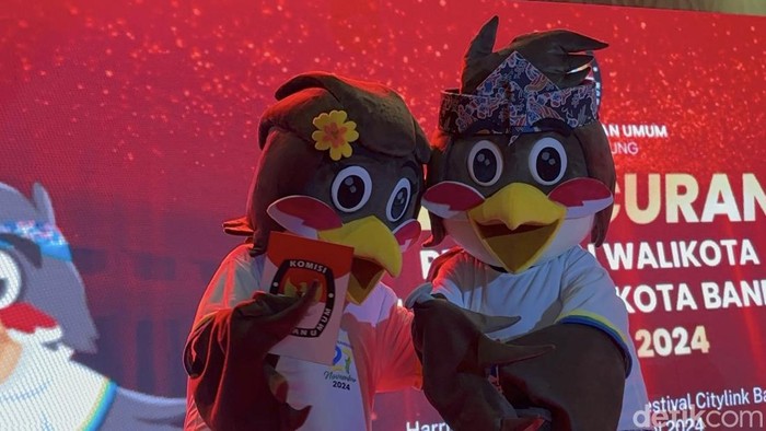 Bara dan Aya, manuk cangkurileung yang jadi maskot Pilwalkot Bandung