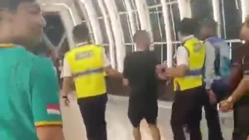 Warga Negara Asing ditangkap di Bandara Ngurah Rai, Badung, Minggu (9/6/2024), setelah rampas truk dan tabrak sejumlah pengendara.