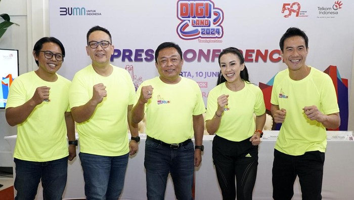 Digiland Run 2024 Siap Digelar Gaya hidup sehat juga ikut ditularkan oleh PT Telkom Indonesia (Persero) Tbk dengan menggelar Digiland Run 2024 di Plaza Barat Senayan pada 28 Juli 2024.