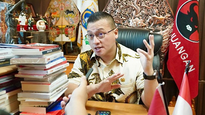 Anggota DPRD DKI Jakarta dari Fraksi PDI Perjuangan Hardiyanto Kenneth