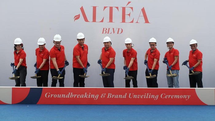 Astra Land Indonesia (ALI) dan Sinar Mas Land melakukan prosesi groundbreaking dan peluncuran brand proyek residensial terbaru bertajuk “Altea BLVD”.