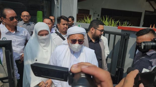 Habib Rizieq di Bapas Jakpus, Senin (10/6/2024).