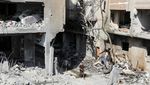 Hancur Lebur Kamp Pengungsi Nuseirat Dibombardir Israel