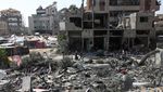 Hancur Lebur Kamp Pengungsi Nuseirat Dibombardir Israel