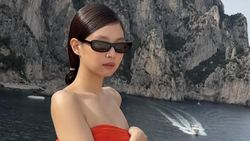 Jennie BLACKPINK Pakai Handuk Merah, Damage-nya Gak Kira-kira