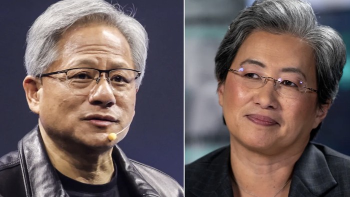Jensen Huang dan Lisa Su
