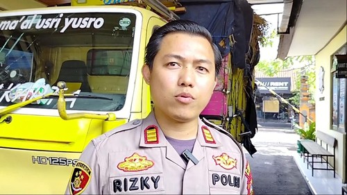 Kapolsek Kuta Utara AKP Muhammad Rizky Fernandez di Polsek Kuta Utara, Badung, Senin (10/6/2024).