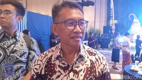 Komisaris SBDJ Dodi Miharjana di Sanur, Denpasar, Senin (10/6/2024). (Aryo Mahendro/detikBali)