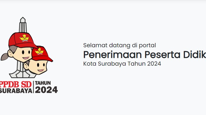 Pendaftaran PPDB SD Surabaya 2024.