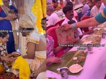Pengantin Ini Pakai Daun Pisang Untuk Alas Makan di Resepsi Mereka