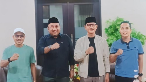 Pertemuan pengurus Golkar dan PKB NTB di Pendopo Wali Kota Mataram pada Minggu (9/6/2024) malam.