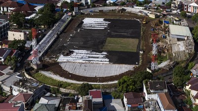 Renovasi Stadion Gelora Kie Raha Ditargetkan Rampung Agustus 2024